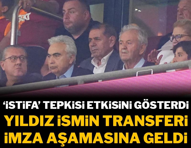 'İstifa' tepkisi yönetimi harekete geçirdi, transfer imzaya kaldı