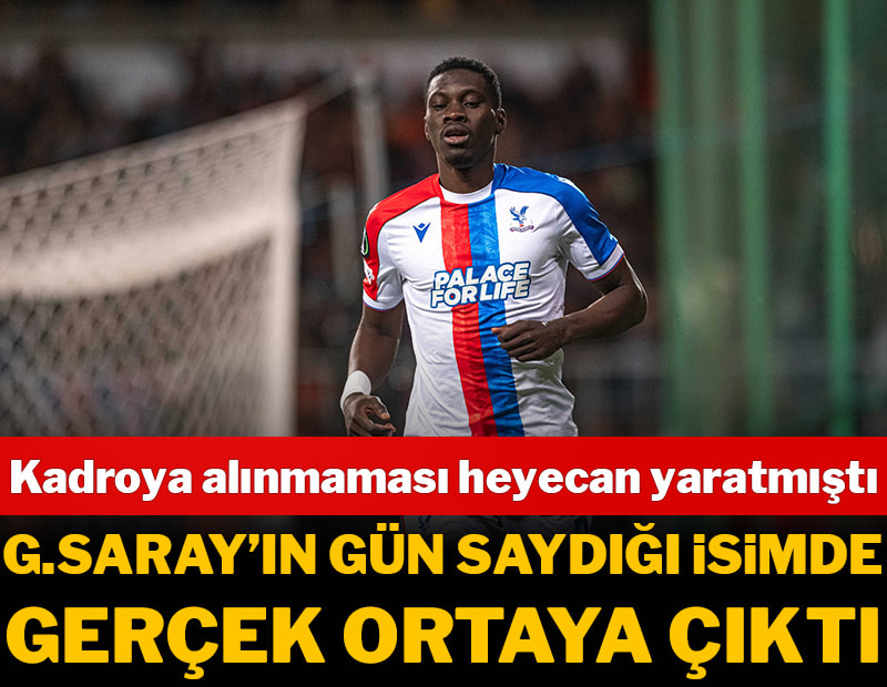 Galatasaray için kadroya alınmadı dendi, gerçek ortaya çıktı