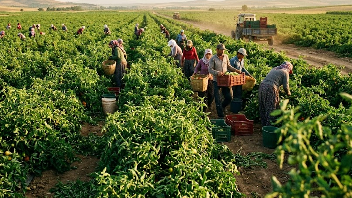Köylerde toplanıyor, İzmir’den dünyaya gönderiliyor: Dev hasat başladı