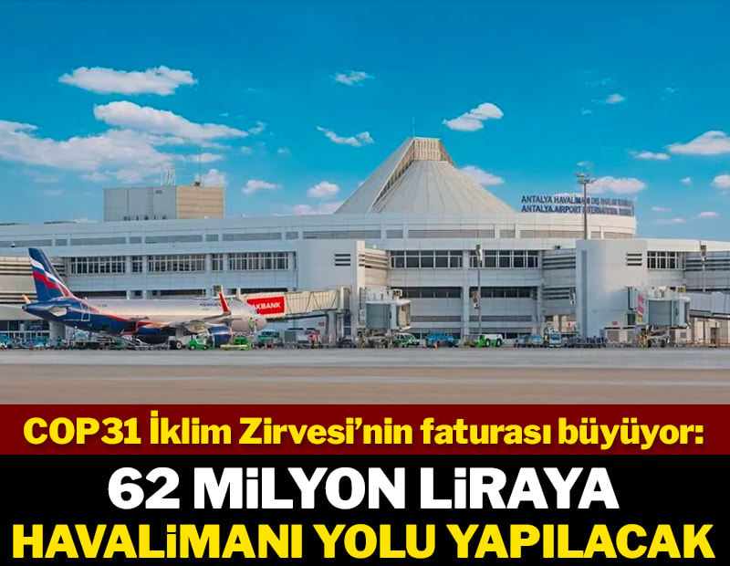 62 milyon liraya havalimanı yolu yapılacak