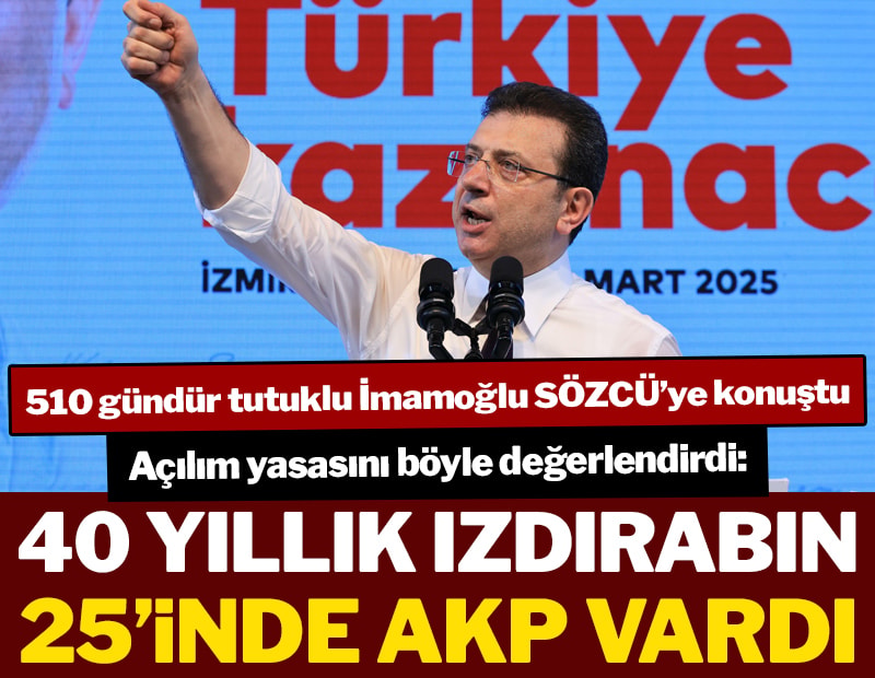 40 yıllık ızdırabın 25’inde AKP vardı