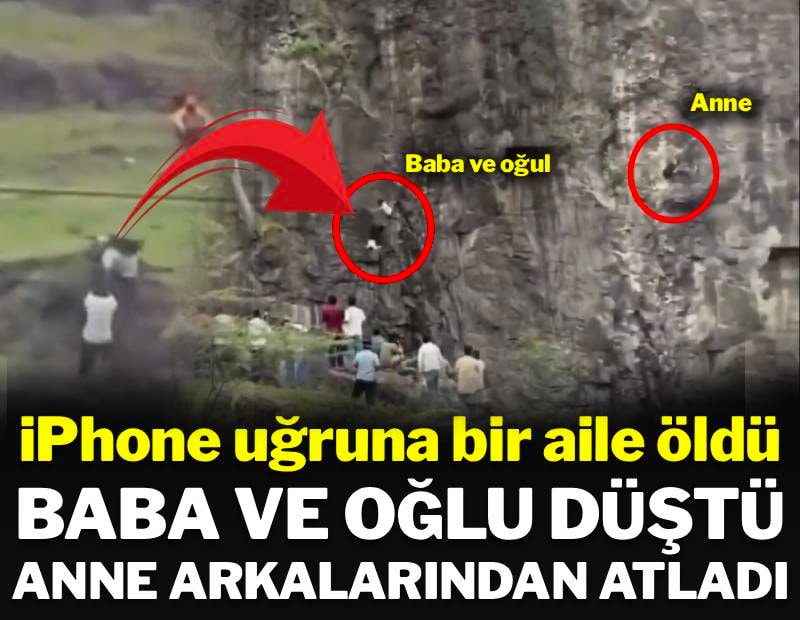iPhone inadı bir aileyi öldürdü: Baba ve oğul düştü, anne arkalarından atladı