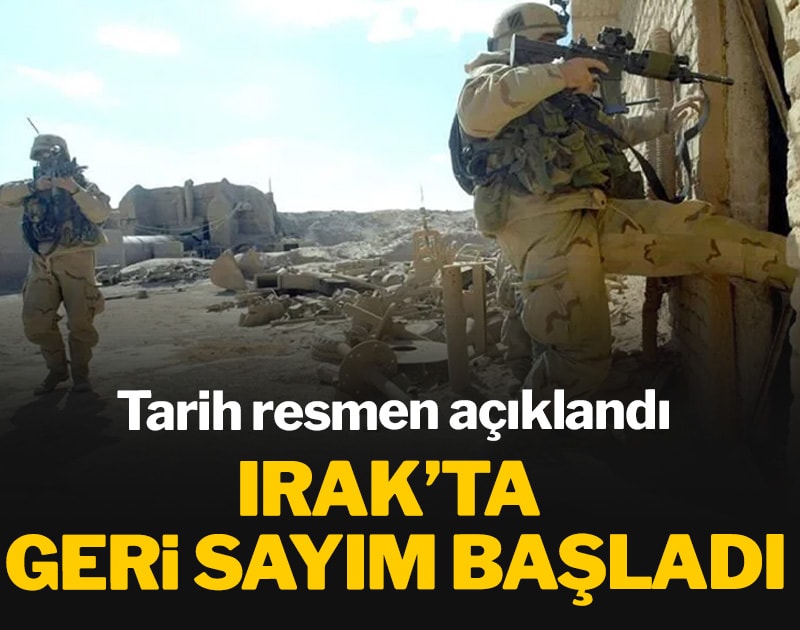 Irak’ta geri sayım başladı: Tarih resmen açıklandı