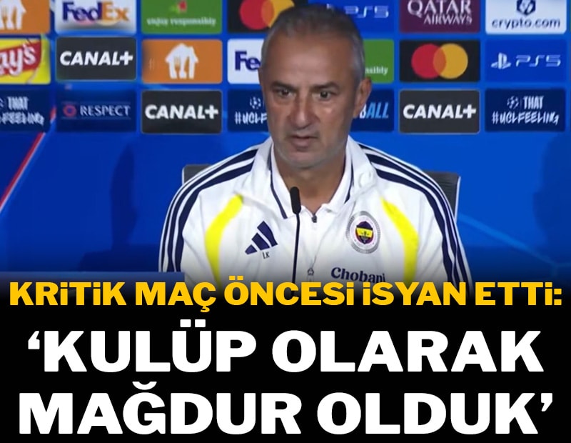 İsmail Kartal'dan TFF'ye sitem: 'Kulüp olarak mağdur olduk'