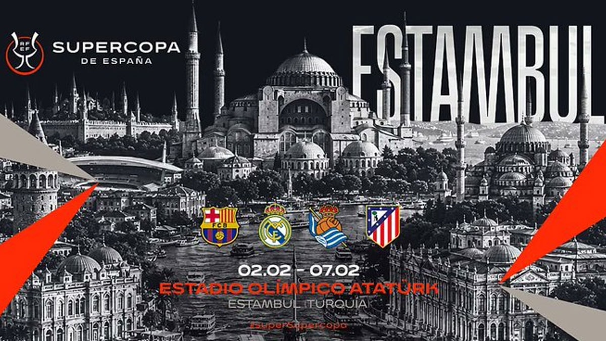 Barcelona ve R.Madrid İstanbul'a geliyor: Süper Kupa Olimpiyat Stadı'nda