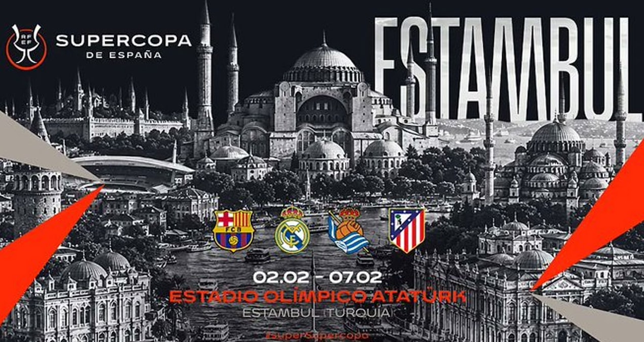 Barcelona ve R.Madrid İstanbul'a geliyor: Süper Kupa Olimpiyat Stadı'nda