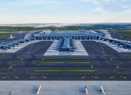İstanbul Havalimanı'nda tarihi rekor!İstanbul Havalimanı, 16 Ağustos'ta 1739 uçuş ve 290 bin 287 yolcuya ulaşarak Türkiye ve Avrupa'da tüm zamanların en yüksek günlük uçuş ve yolcu sayısını kaydetti.