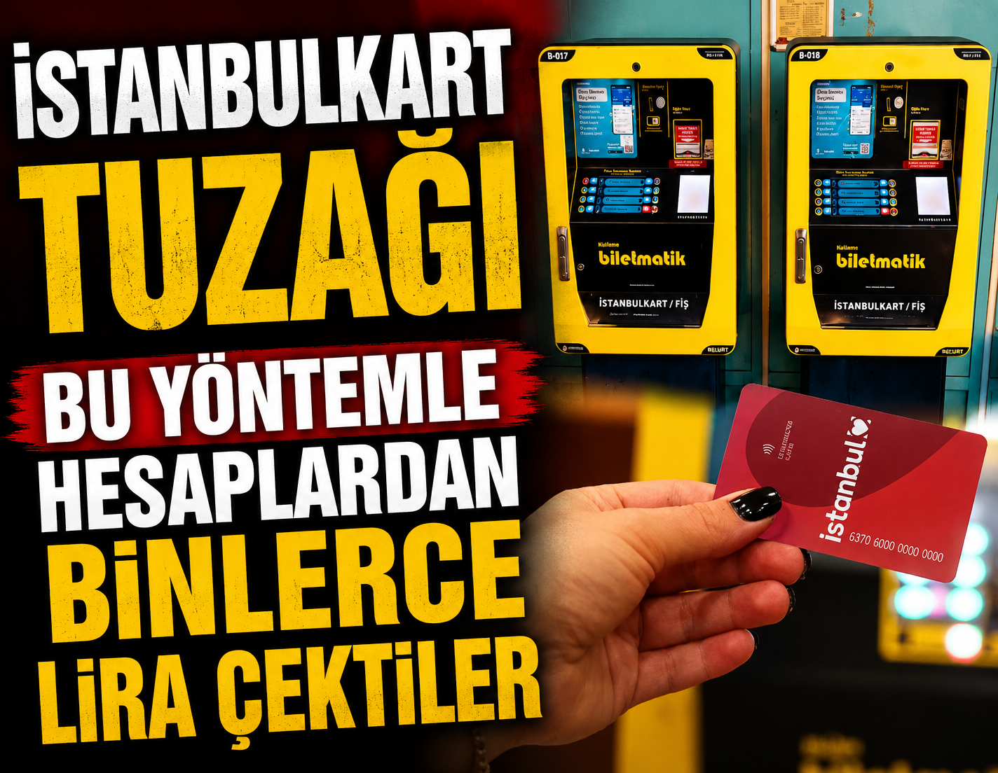 İstanbulkart tuzağı: Bu yöntemle hesaplardan binlerce lira çektiler