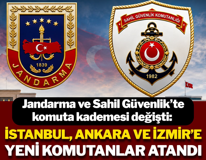 Son Dakika... Jandarma ve Sahil Güvenlik'te 27 general ve albay terfi etti