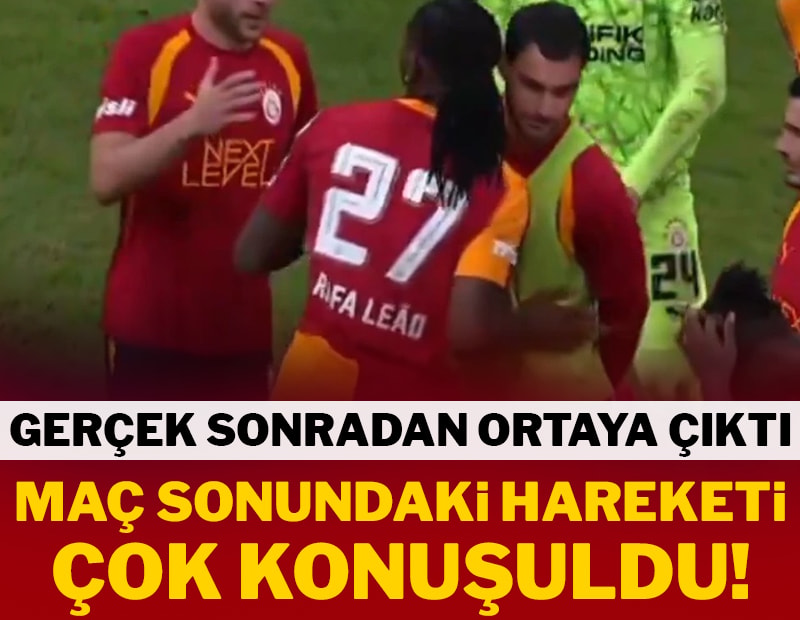 Galatasaray maçı sonrası görüntüleri çok tartışılmıştı! Gerçek sonradan ortaya çıktı
