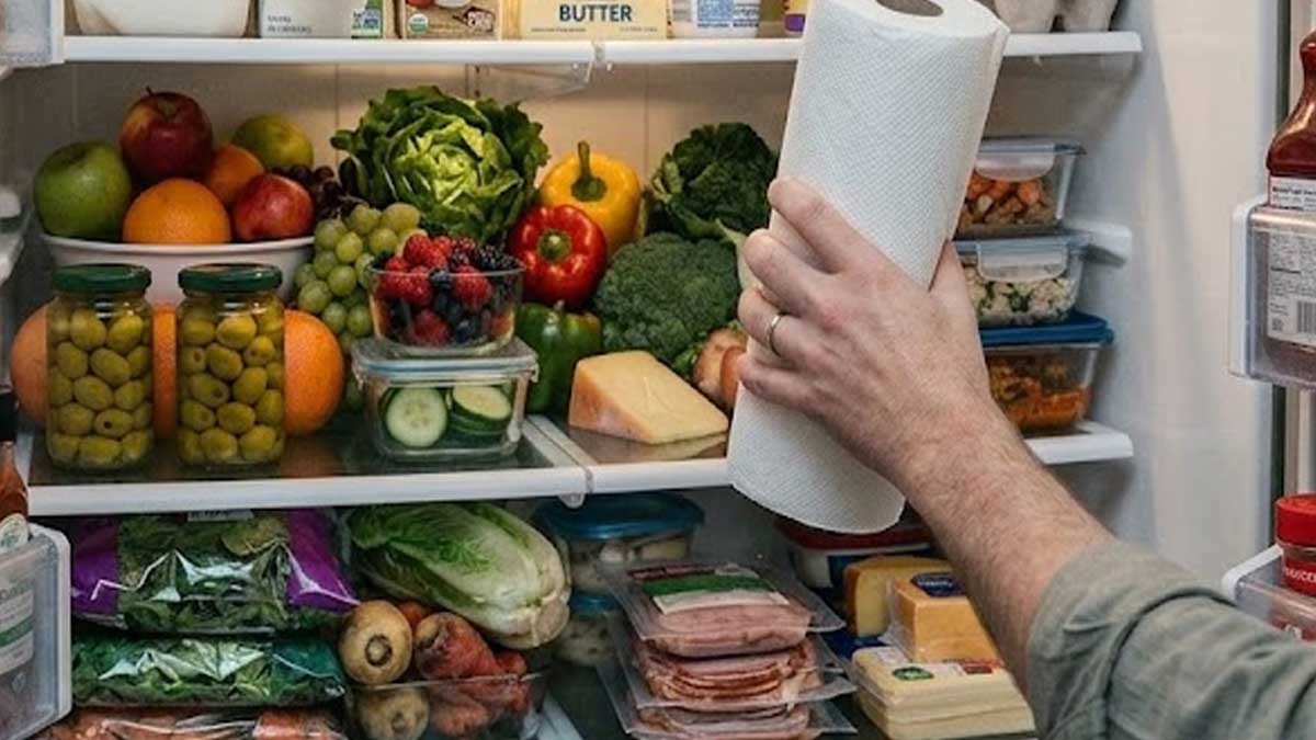 Buzdolaplarının içine rulo rulo kağıt havlu koymaya başladılar