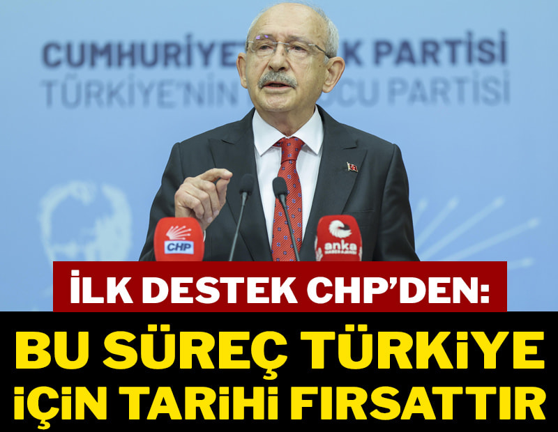 Kemal Kılıçdaroğlu açılıma sahip çıktı: Destekliyoruz