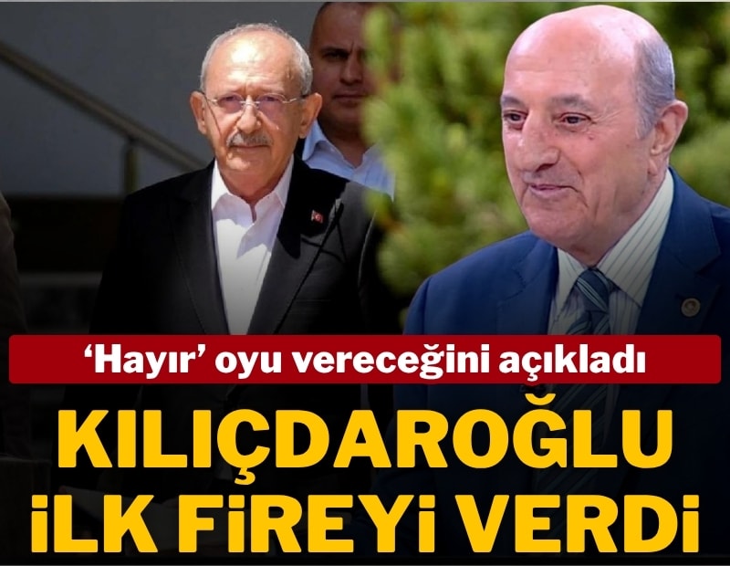 Kılıçdaroğlu 'tereddütsüz destek' dedi, CHP’li İlhan Kesici 'hayır' oyu vereceğini açıkladı