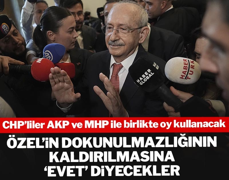 CHP'liler Özgür Özel'in dokunulmazlığının kaldırılmasına 'Evet' diyecekler