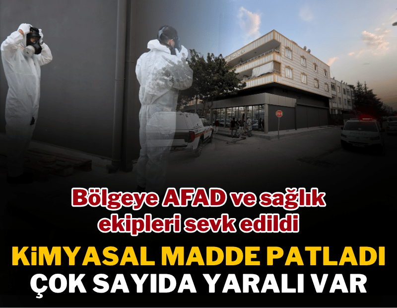 Şanlıurfa'da kimyasal madde paniği; 5 kişi yaralandı!