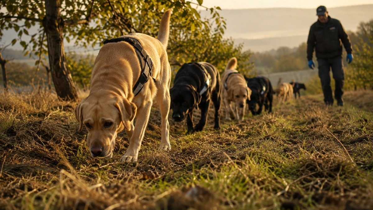 Tarlaları kurtarma görevi 182 köpeğe verildi