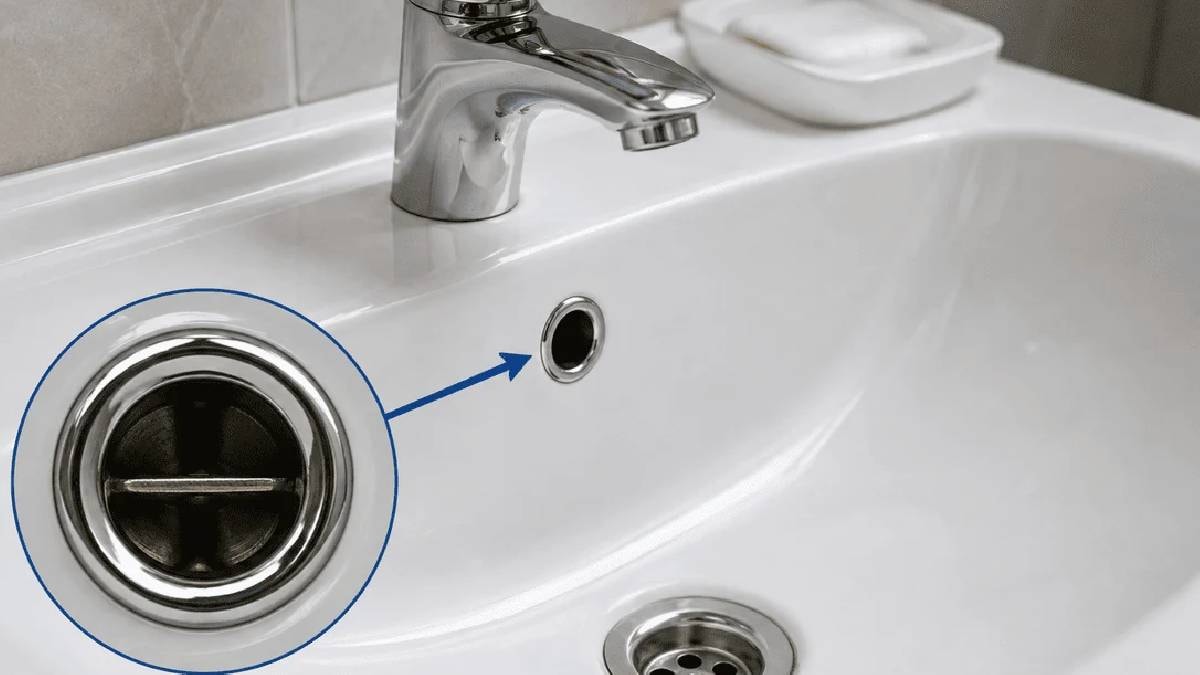 Lavabolarda meğer bu yüzden ikinci delik varmış
