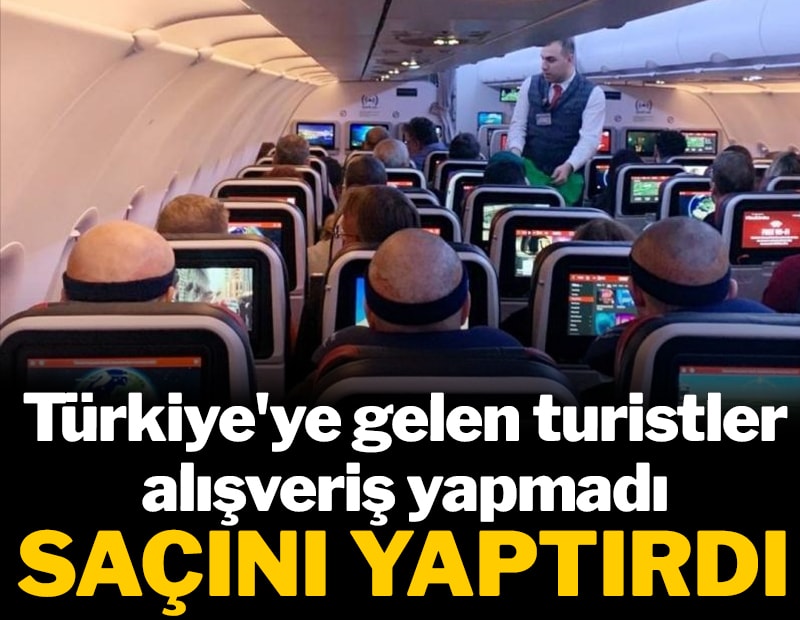 Türkiye'ye gelen turistler alışveriş yapmadı, saçını yaptırdı!