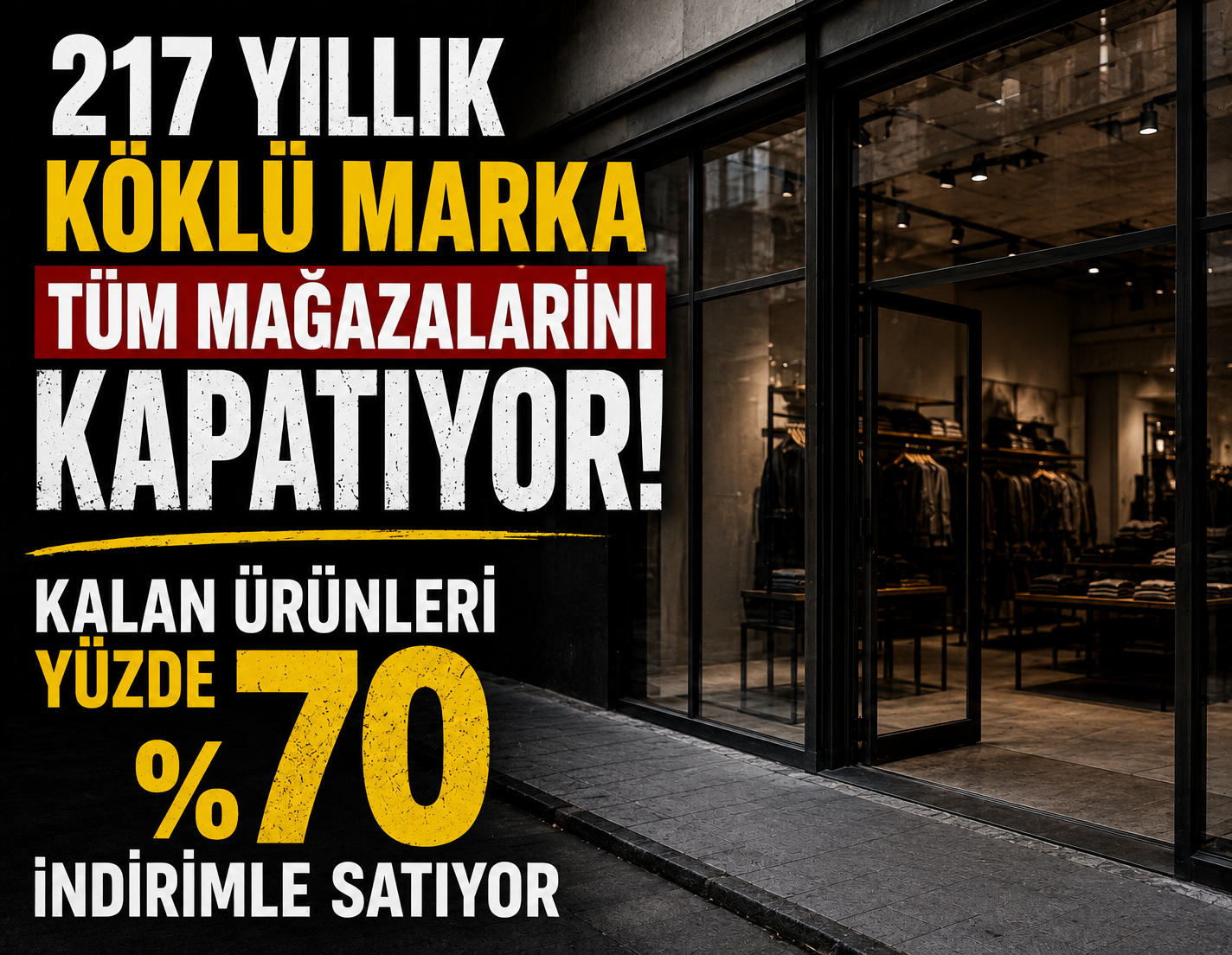 217 yıllık köklü marka tüm mağazalarını kapatıyor