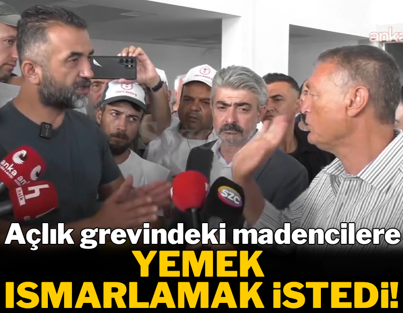 Holding patronu açlık grevindeki işçilere yemek ısmarlamak istedi