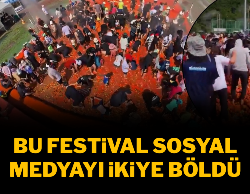 Bu festival sosyal medyayı ikiye böldü! 44 ton domatesin içinde altın yüzük aradılar
