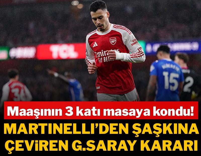 Martinelli'den şaşkına çeviren Galatasaray kararı