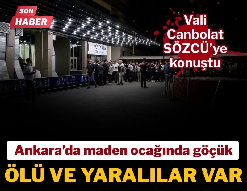 Maden ocağında göçük: Ölü ve yaralılar var