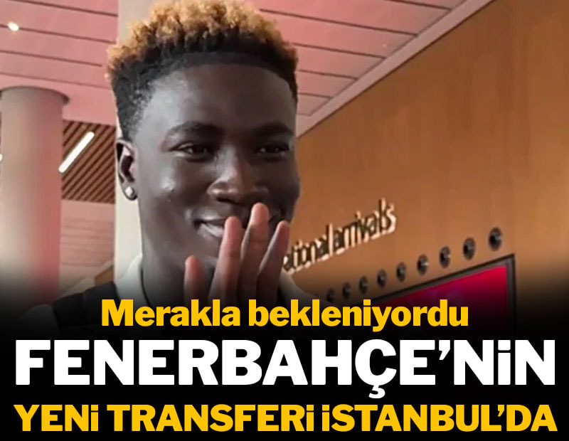 Fenerbahçe'nin yeni transferi Kojo Peprah Oppong, İstanbul'da