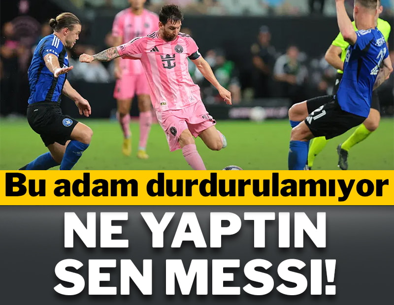 Messi yine şov yaptı! Bu adam durdurulamıyor