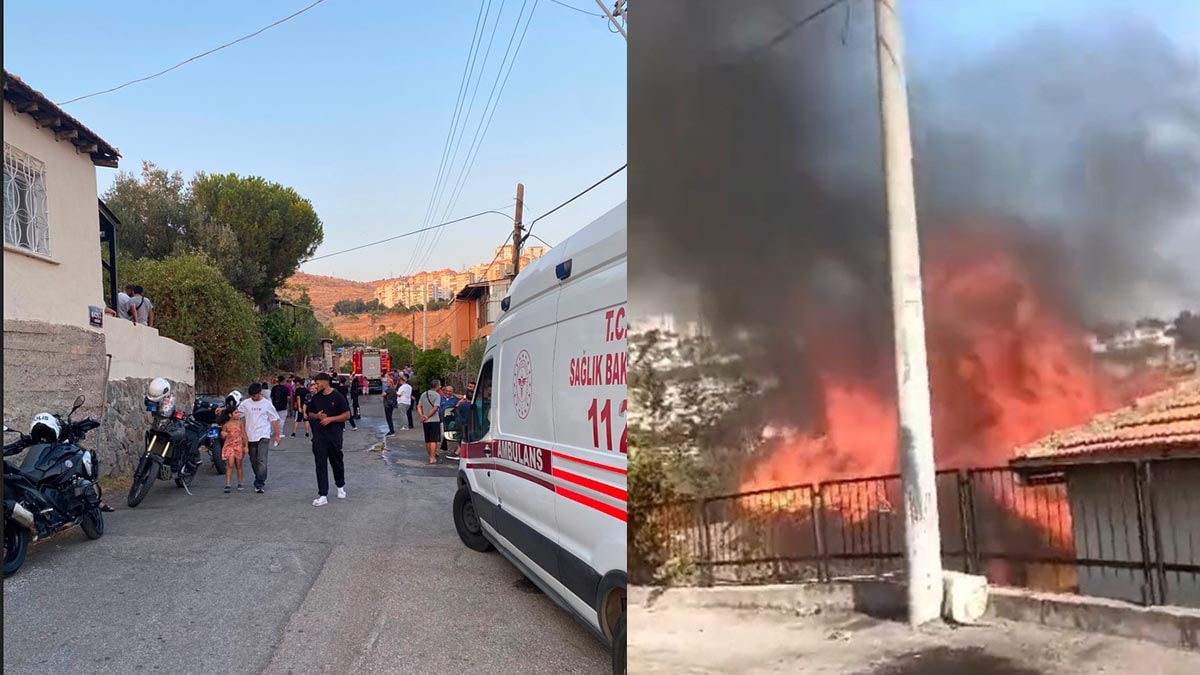 Anneanne ve torunu yangında öldü