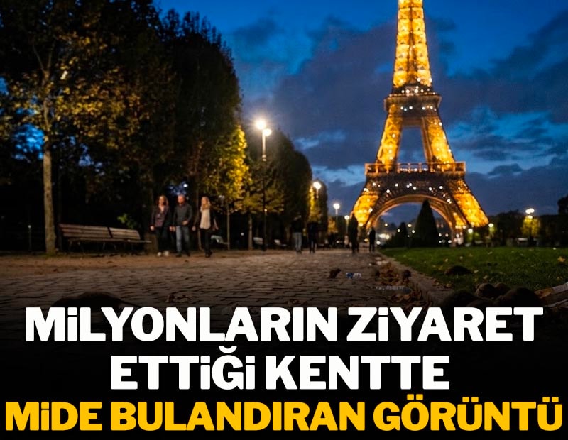 Milyonların ziyaret ettiği şehirde mide bulandıran görüntü