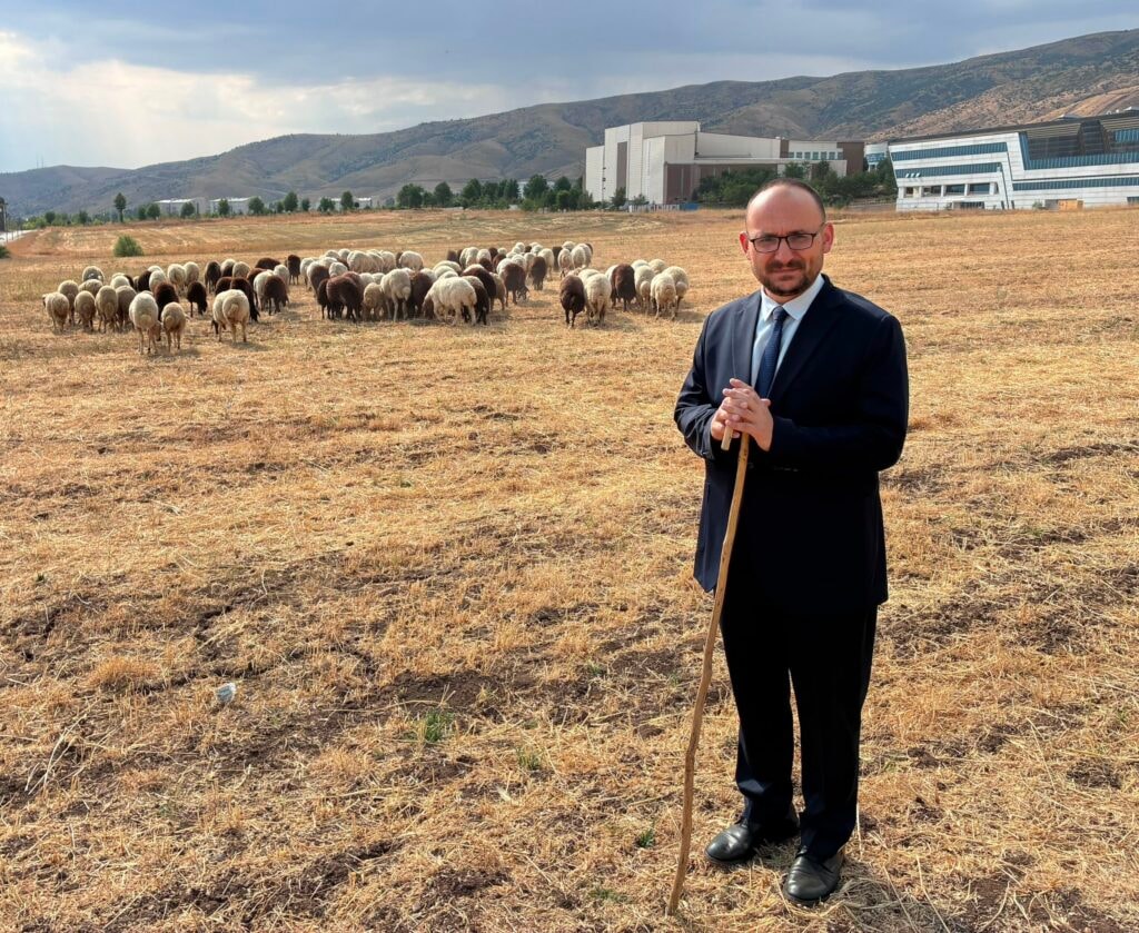 AKP’den tepki geldi, rektör açıklama yaptı! Koyun fotoğrafının sırrı ortaya çıktı
