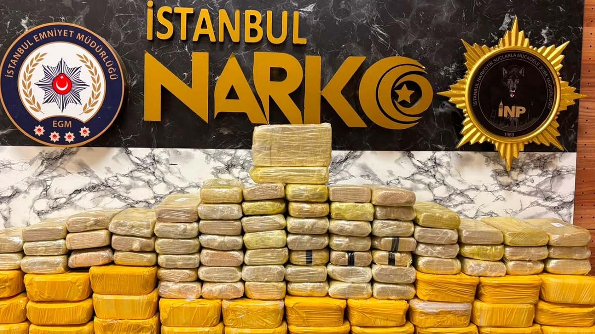 İstanbul’da 62 kilo uyuşturucu ele geçirildi
