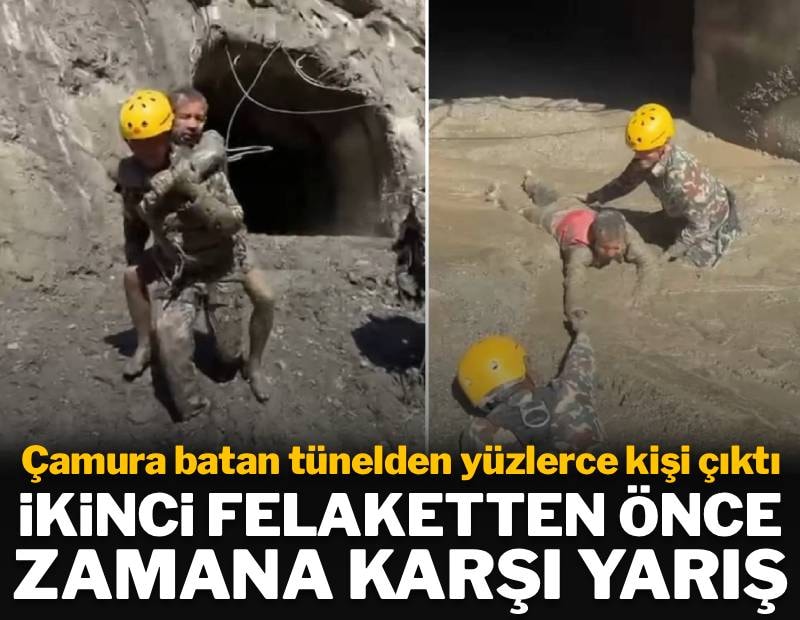 İkinci felaketten önce zamana karşı yarış: Tünelin dibinden yüzlerce işçiyi çıkardılar