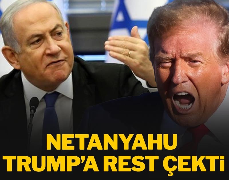 Netanyahu, Trump’a rest çekti