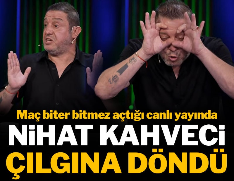Nihat Kahveci canlı yayında çılgına döndü: 'Bu işi bırakın'