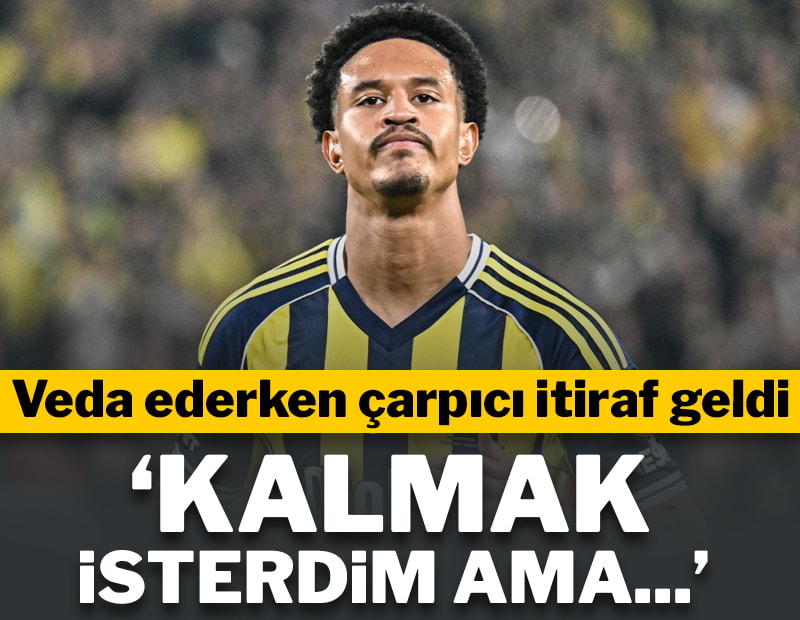 Oosterwolde'den Fenerbahçe itirafı: 'Gitmem yönünde karar alındı'