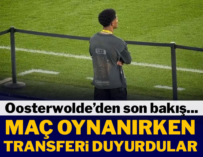 Maç oynanırken transfer haberi geldi! Tribünlere son kez bakışı gündem oldu