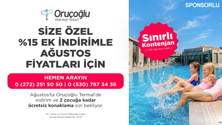 Ağustos’a Özel %15 İndirim