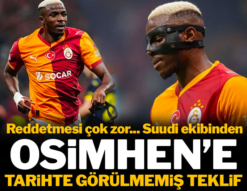 Osimhen'e tarihte görülmemiş teklif: Tüm rekorlar bir anda kırılacak