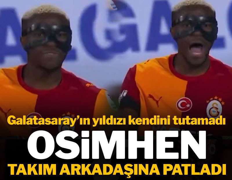 Victor Osimhen takım arkadaşına patladı