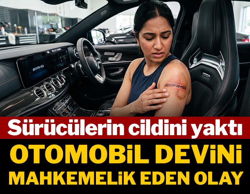 Otomobil devini mahkemelik eden olay: Sürücülerin cildini yaktı