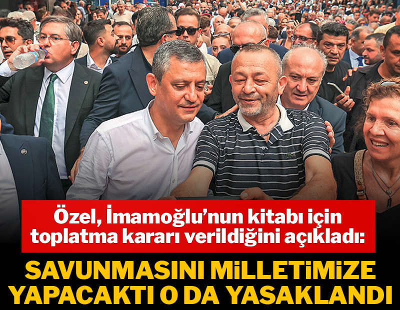 ‘İmamoğlu Savunması’ kitabına da yasak geldi