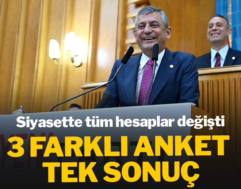 Siyasette tüm hesaplar değişti: 3 farklı anket tek sonuç