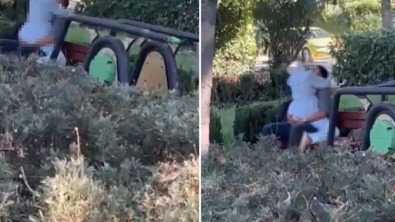 Parkta uygunsuz hareketler tepki çekmişti! Flaş gelişme