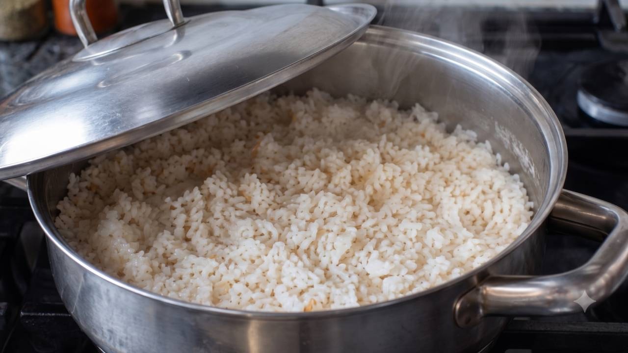 Dünden kalan pilavı pişirirken iki kez düşünün