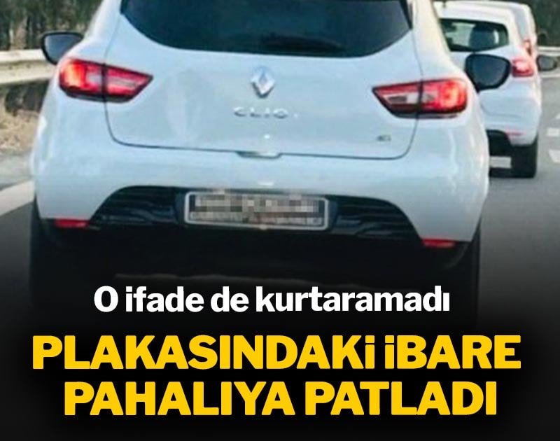 Plakasındaki ibare pahalıya patladı: O ifade de kurtaramadı