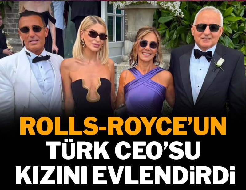 Mustafa Sandal paylaştı: Rolls Royce CEO'su Tufan Erginbilgiç kızını evlendirdi