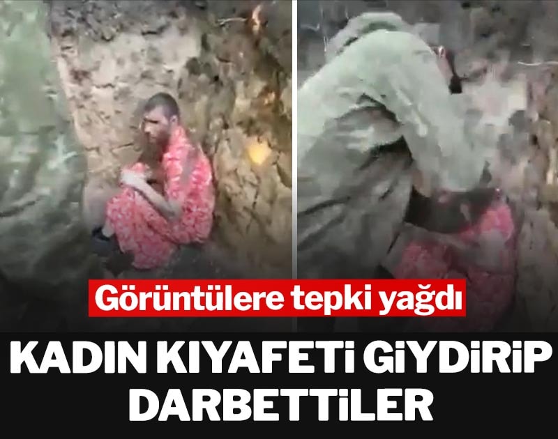 Kadın kıyafeti giydirip darbettiler: Görüntülere tepki yağdı