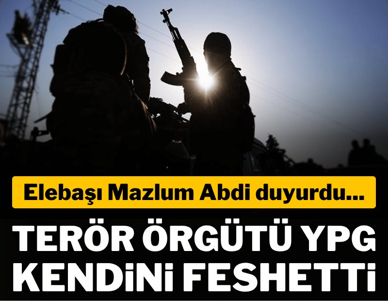 Suriye'de terör örgütü SDG/YPG kendini feshetti